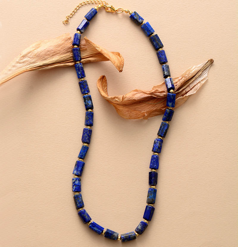 Collier en Lapis Lazuli - Expansion de Conscience
