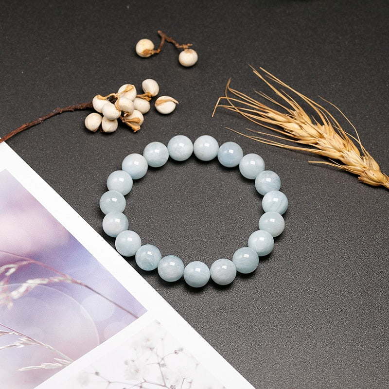 Bracelet en Aigue-Marine - Guérison Relationnelle