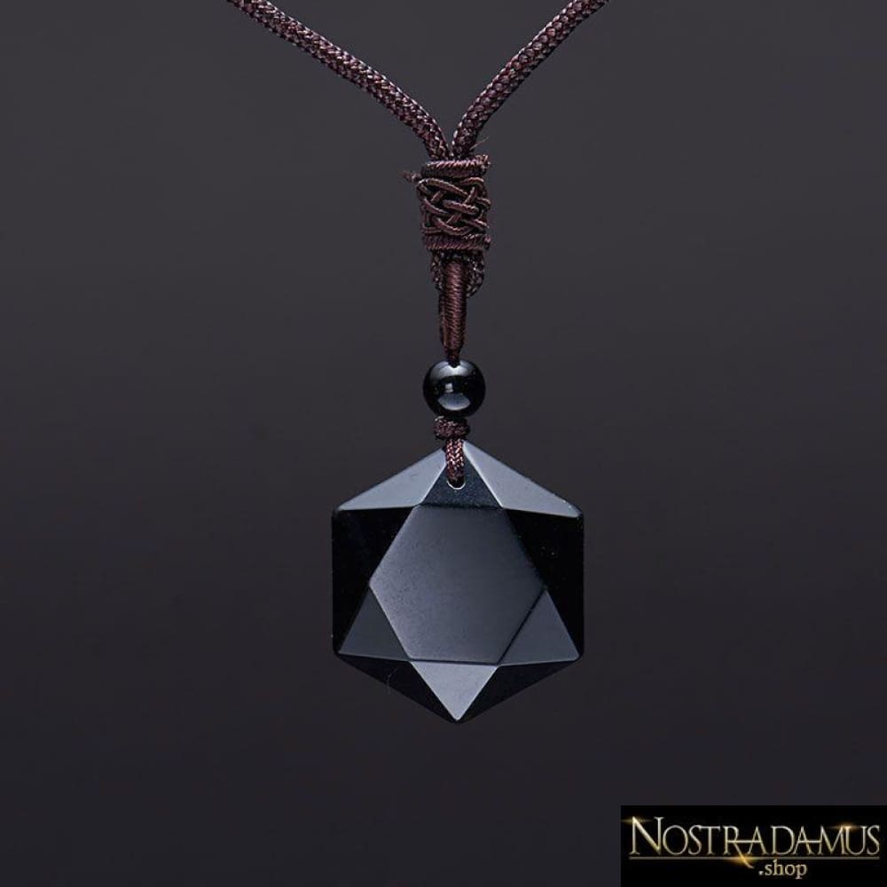 Pendentif de protection en Obsidienne - Pendentifs
