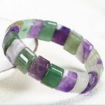 Bracelet 'Énergies de la Chance' - Aventurine & Améthyste