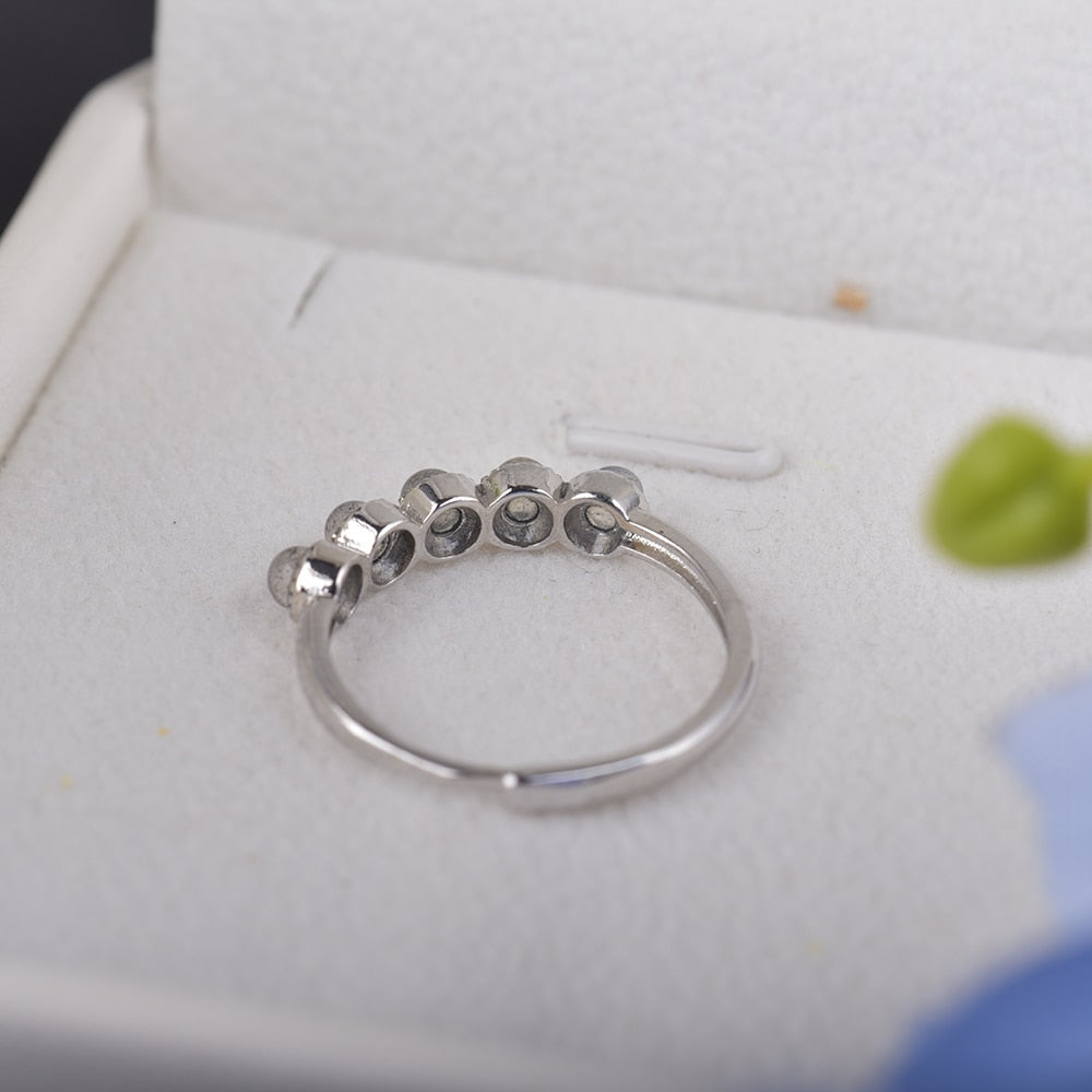 Bague en Labradorite - Absorbe les Énergies Négatives