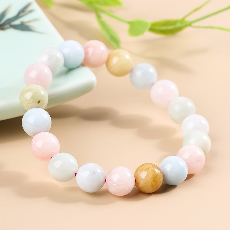 Bracelet en Morganite - Harmonie Amoureuse & Relationnelle