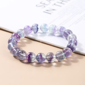 Bracelet en Fluorite - Nettoyage Énergétique