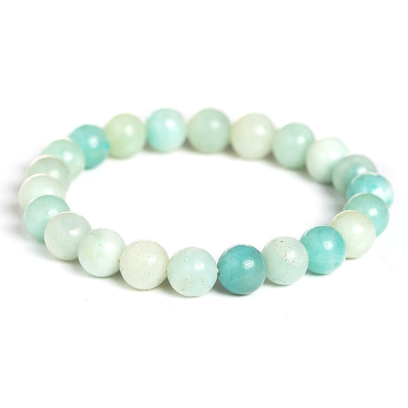 Bracelet en Amazonite - Guérison du Chakra du Cœur