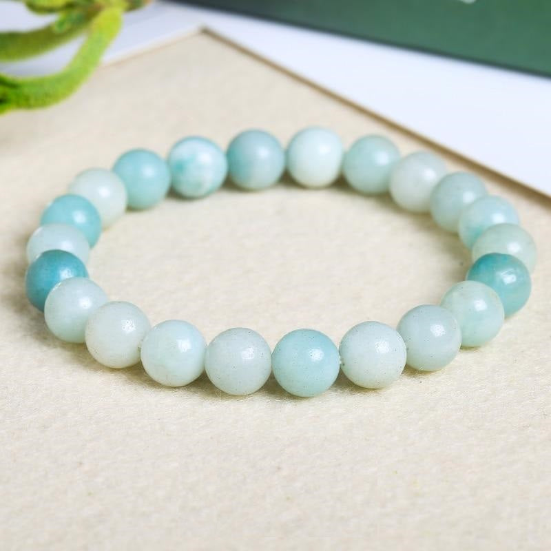 Bracelet en Amazonite - Guérison du Chakra du Cœur