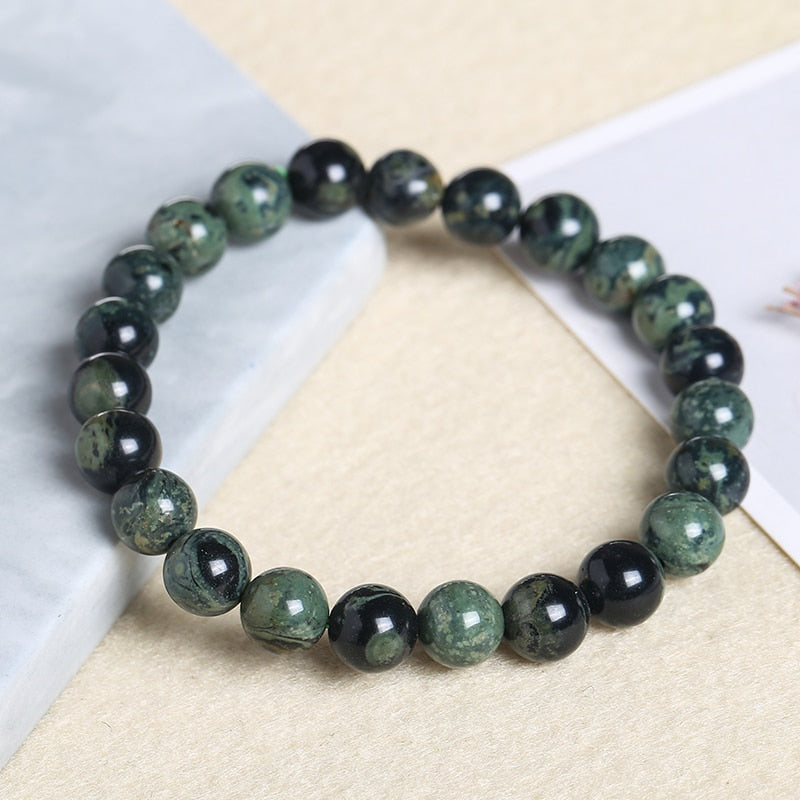 Bracelet En Jaspe Kambaba - Ancrage et Force Mentale