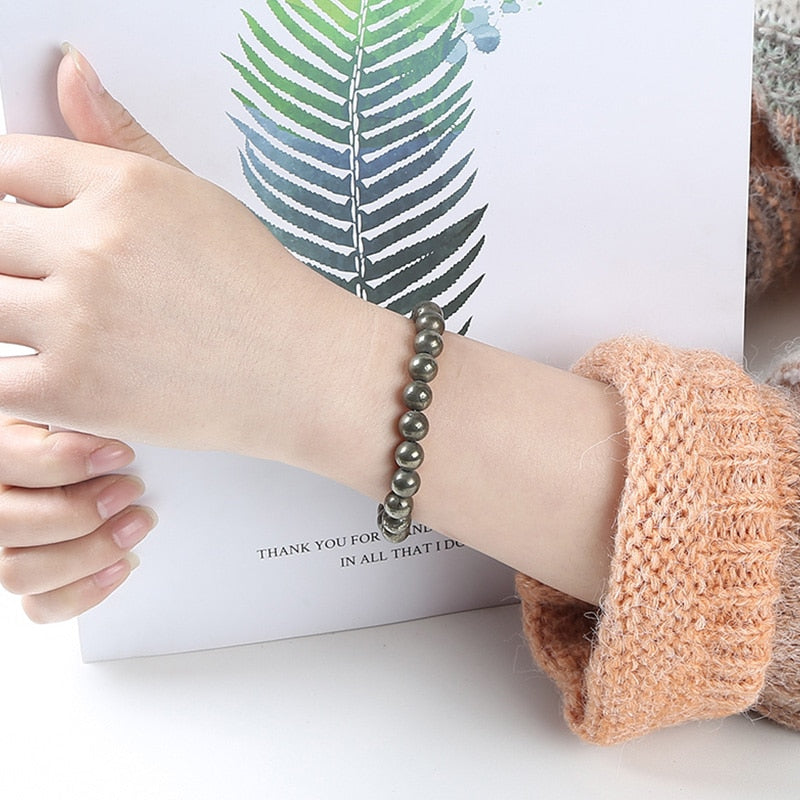 Bracelet en Pyrite - Purification & Régénération