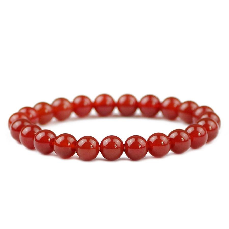 Bracelet en Cornaline Rouge - Éveil des Énergies