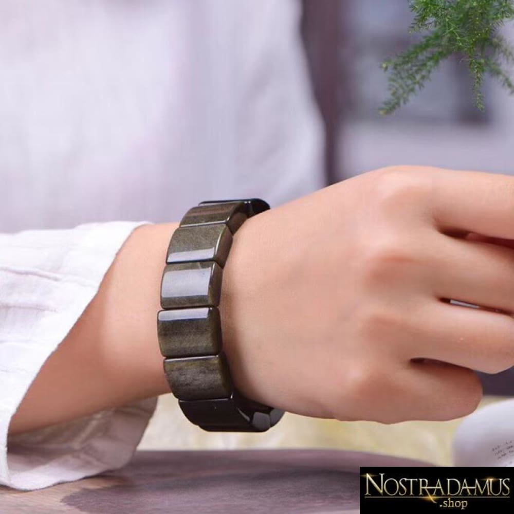 Bracelet Purification & Protection en Obsidienne