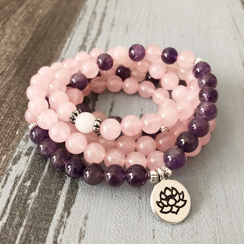 Mala Tibétain 'Amour & Sagesse'