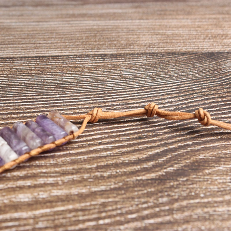 Bracelet en Améthyste - Élévation Spirituelle