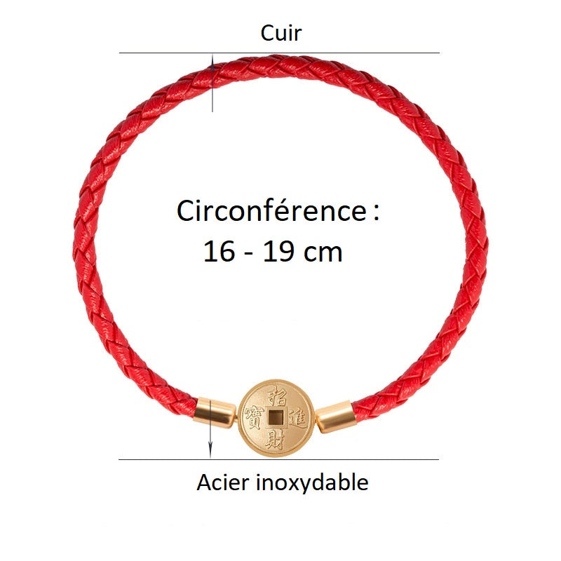 Bracelet Feng Shui 'Qián' - Prospérité