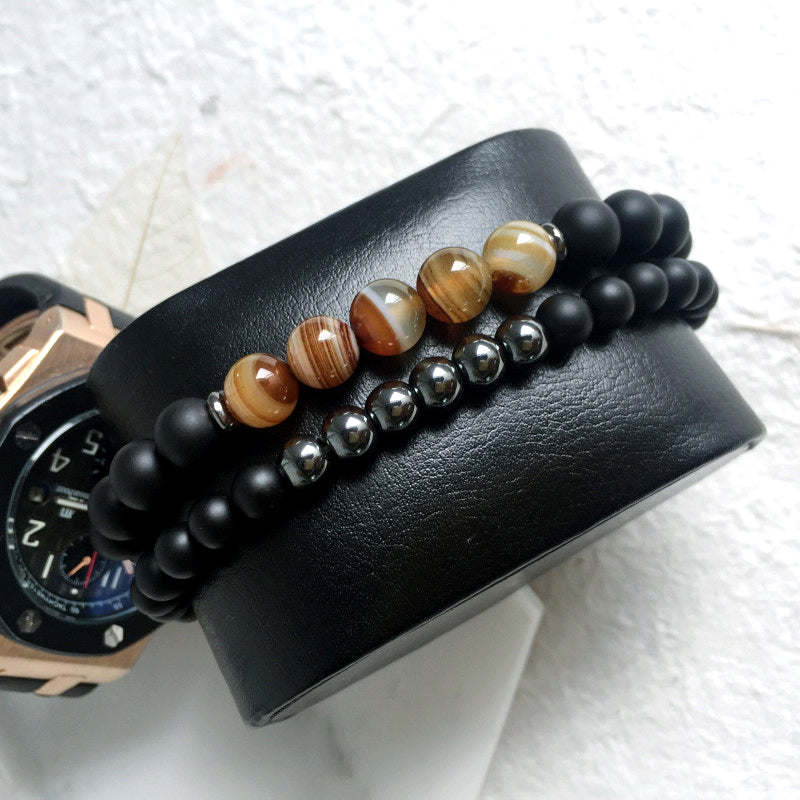 Double Bracelet 'Équilibre & Vitalité'