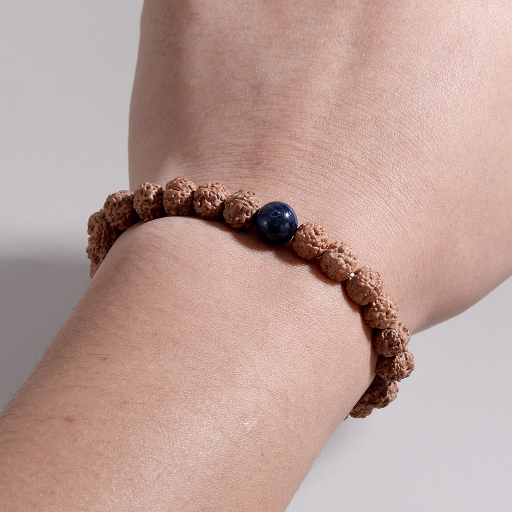 Bracelet 'Rudraksha' - Cercle de Protection