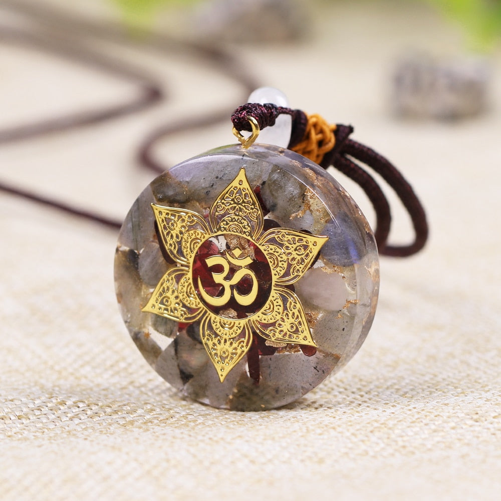 Pendentif Orgonite 'Protection & Vitalité'