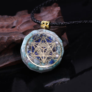 Pendentif Orgonite - Énergies de la Chance