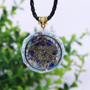 Pendentif Orgonite - Énergies de la Chance