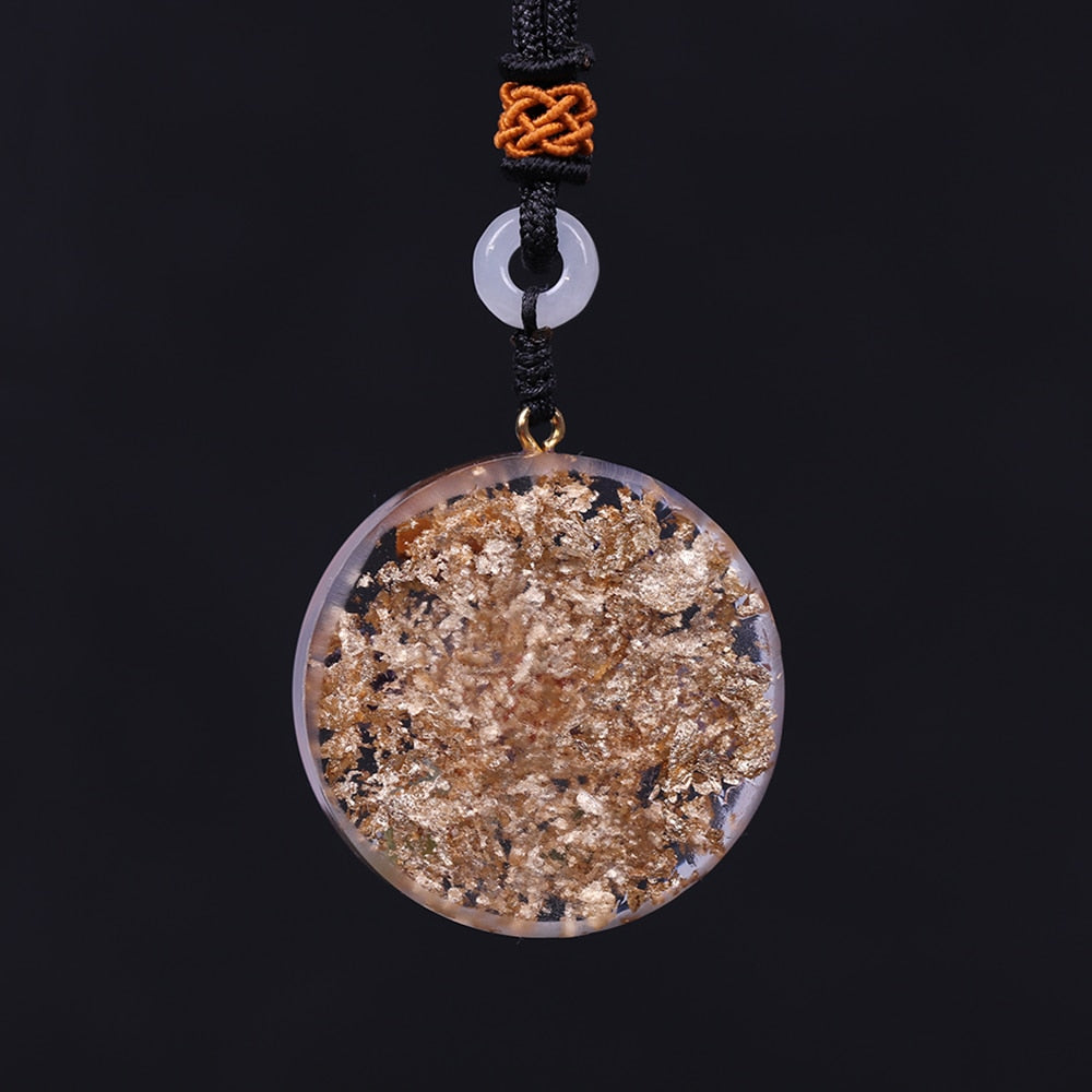 Pendentif Orgonite - Pierres d'Abondance