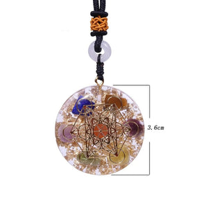 Pendentif Orgonite - Pierres d'Abondance