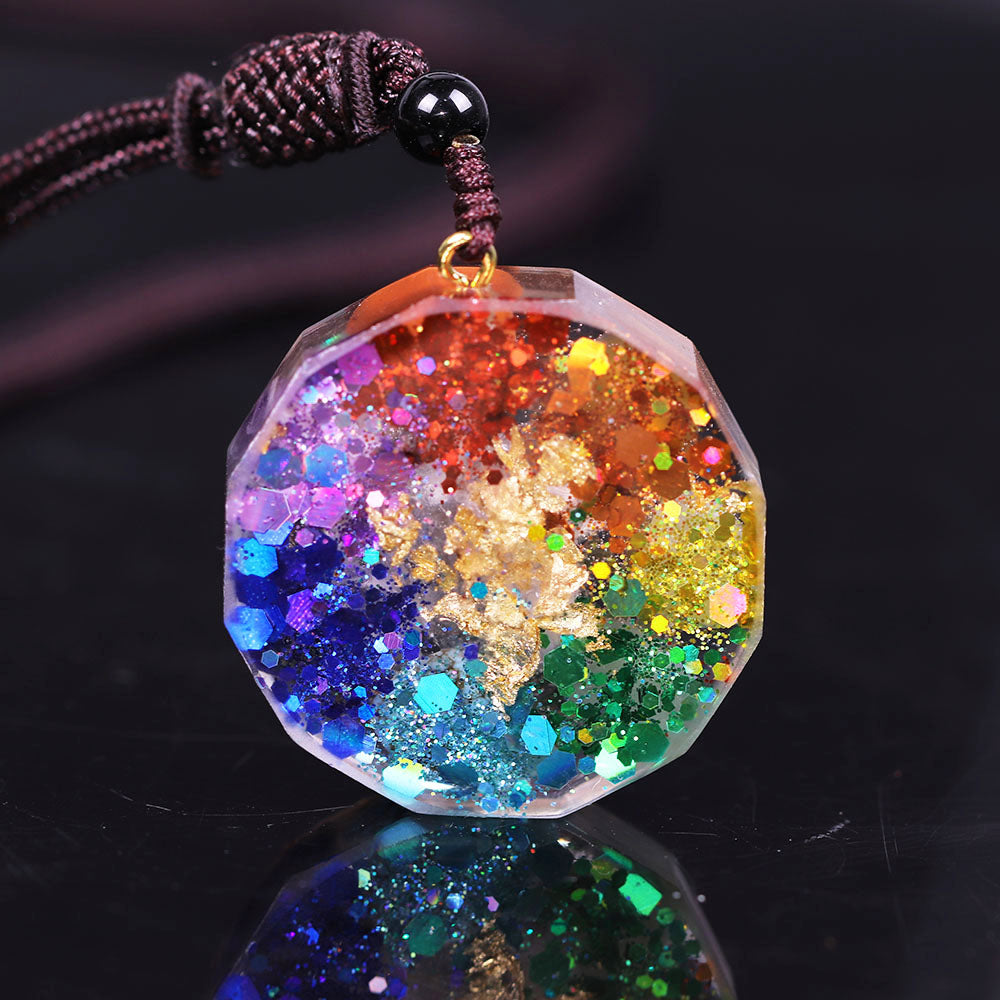 Pendentif Orgonite - Régénération des Chakras