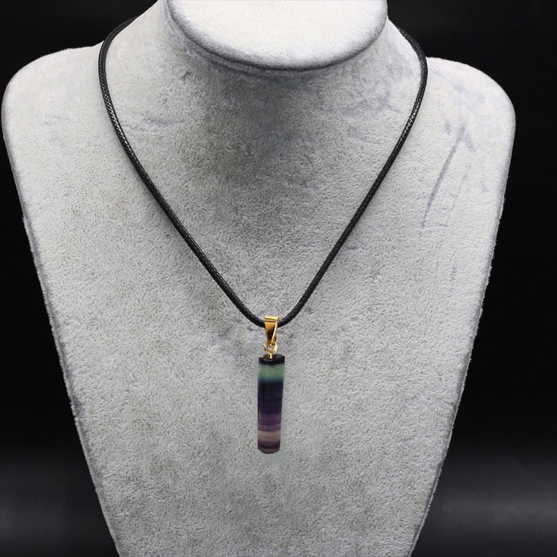 Pendentif de Détoxification en Fluorite