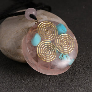 Pendentif Orgonite 'Guérison Émotionnelle & Relationnelle'