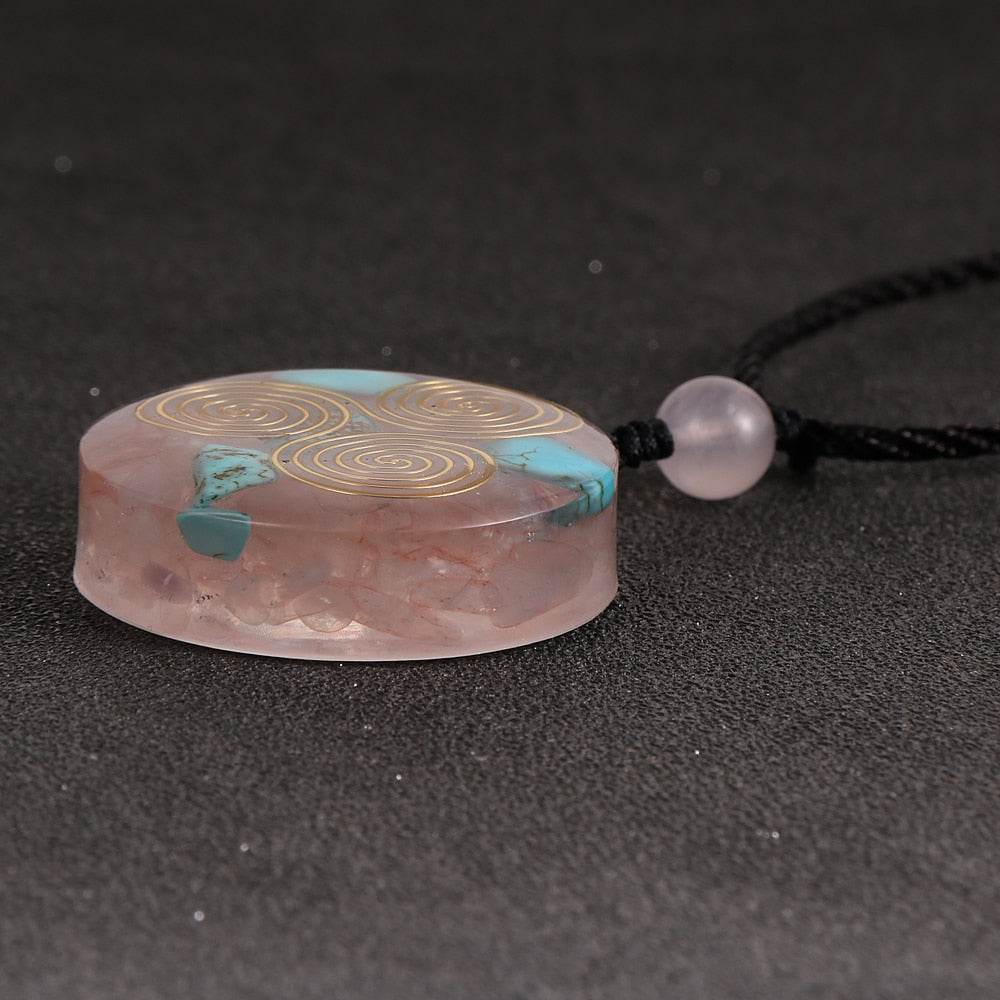 Pendentif Orgonite 'Guérison Émotionnelle & Relationnelle'