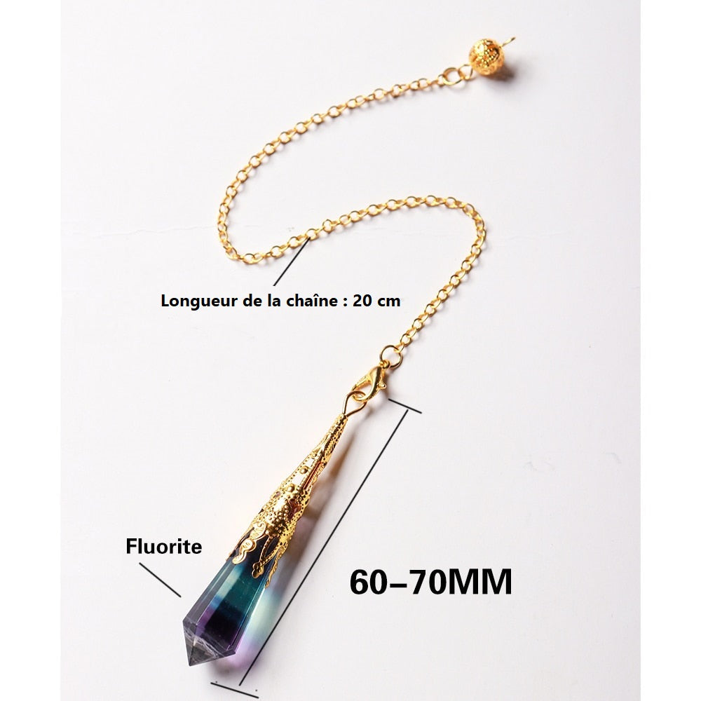 Pendule de Détoxification en Fluorite