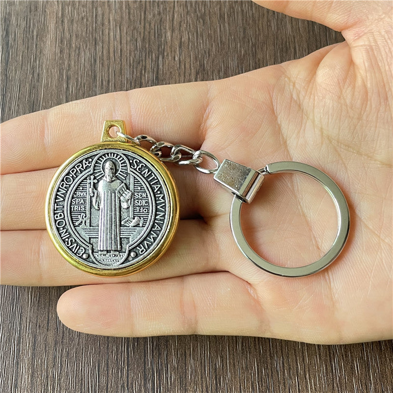 Porte-clés Médaille de Saint Benoît - Protection