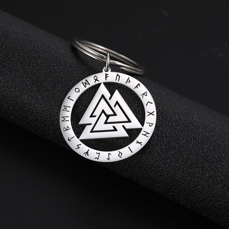 Porte-clés 'Valknut' - Alignement Corps-Âme-Esprit