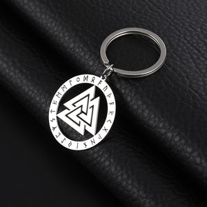 Porte-clés 'Valknut' - Alignement Corps-Âme-Esprit