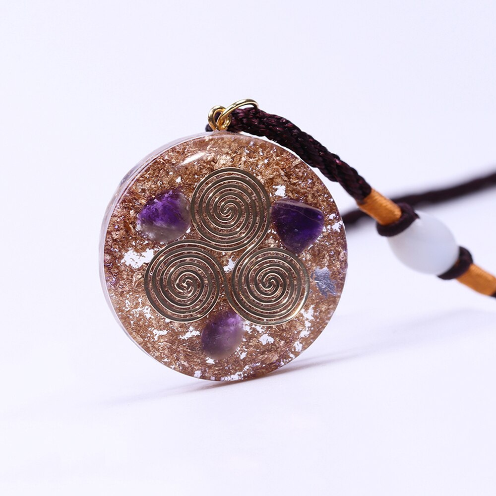 Pendentif Orgonite d'Activation des Énergies d'Ascension