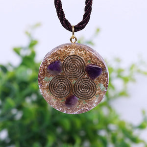 Pendentif Orgonite d'Activation des Énergies d'Ascension