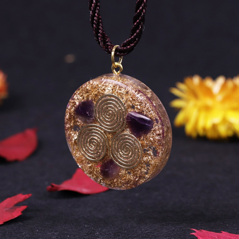 Pendentif Orgonite d'Activation des Énergies d'Ascension