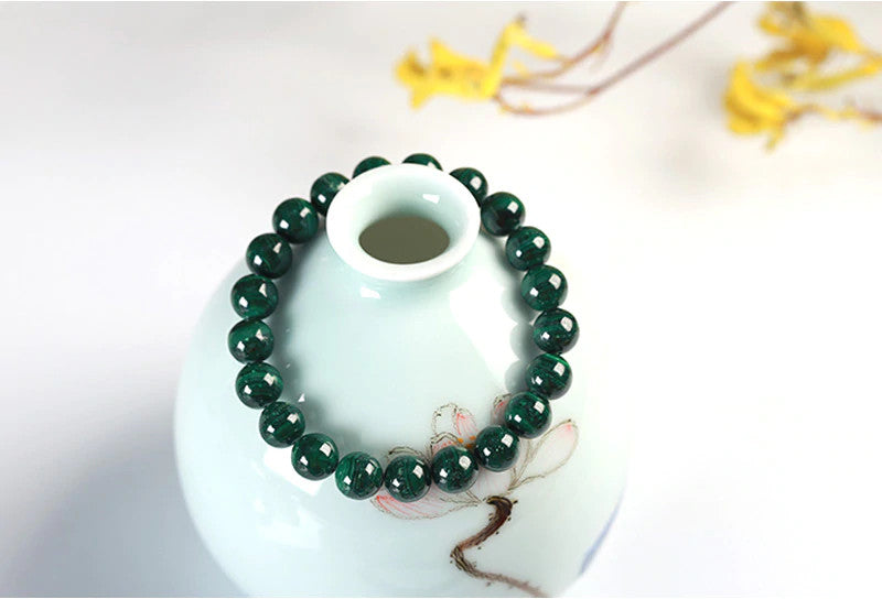 Bracelet en Malachite - Surmonter les Problèmes