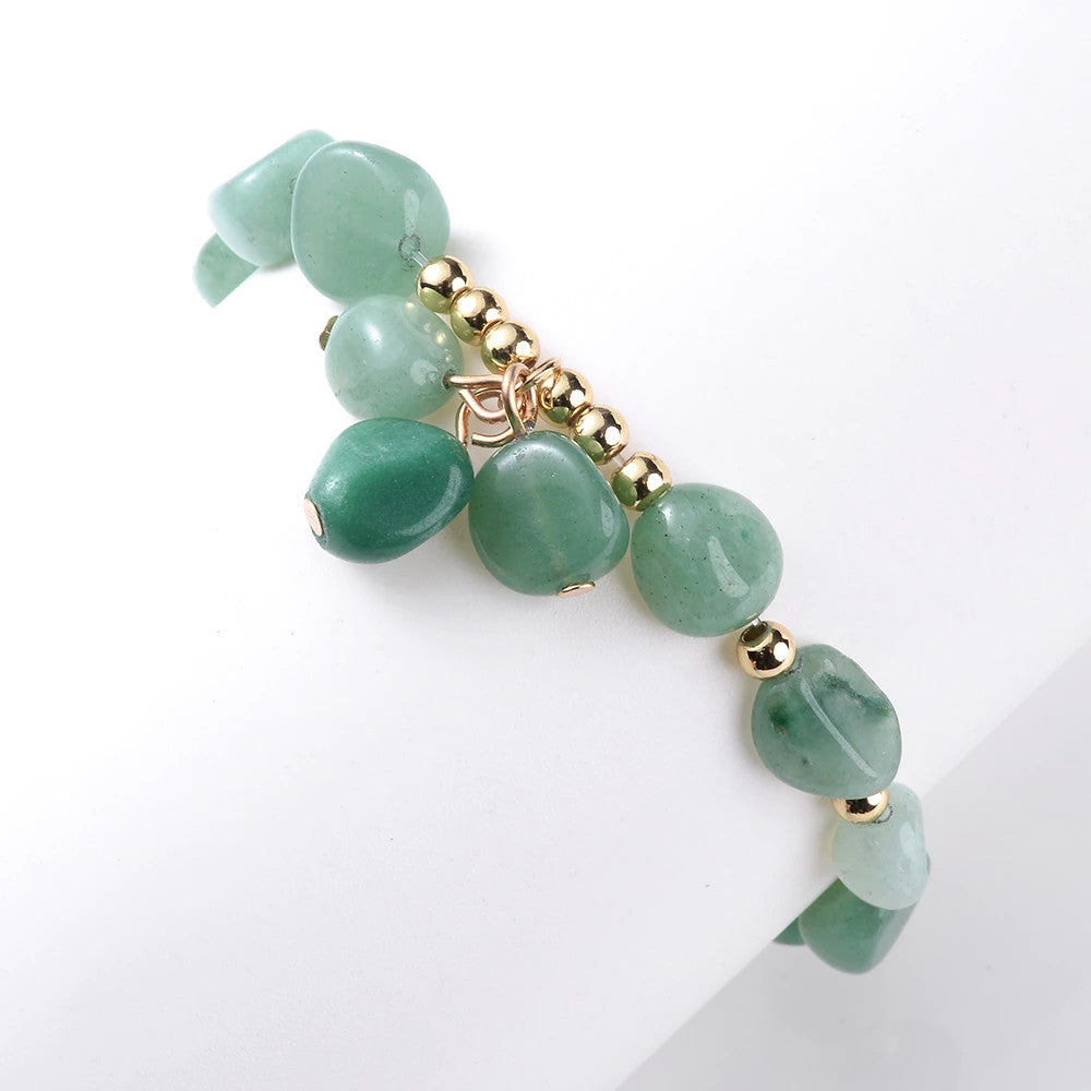 Bracelet en Aventurine - Chance & Bonheur