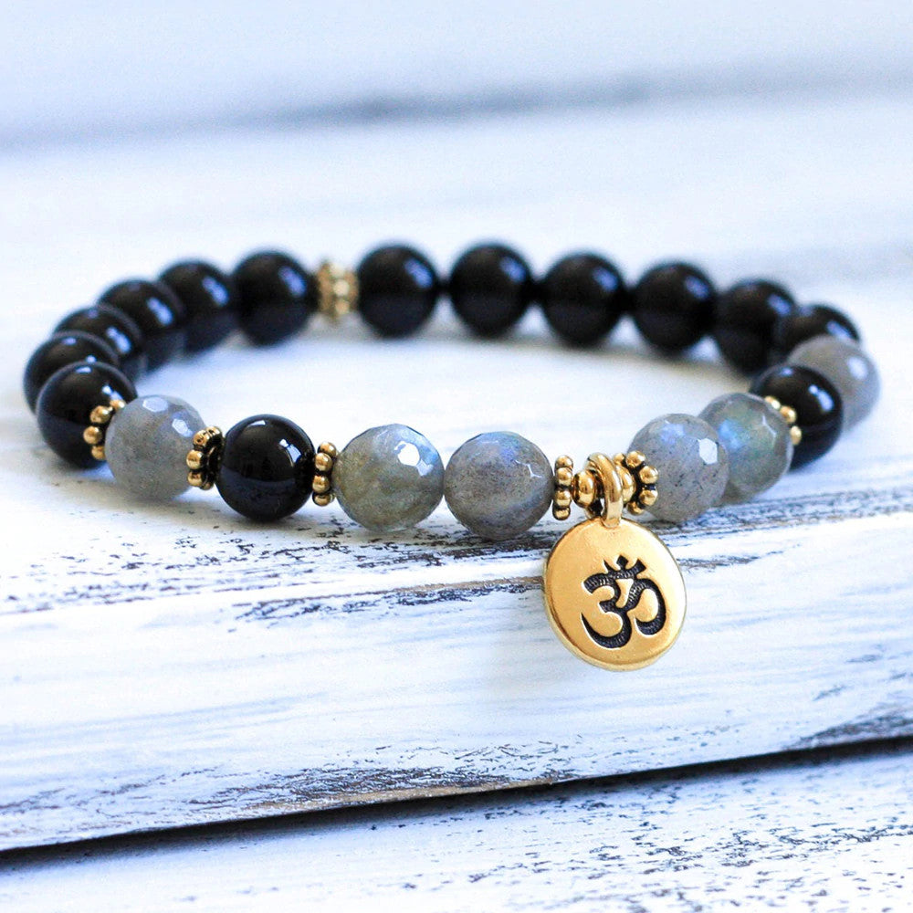 Bracelet 'Protection Absolue' - Tourmaline & Labradorite