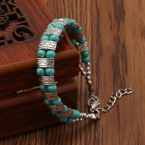 Bracelet en Turquoise - Protection & Harmonie