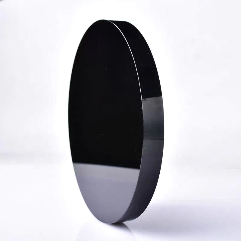 Miroir en obsidienne noire de 3 po., miroir divinatoire - France Miroir en obsidienne noire de 3 po., miroir divinatoire - France