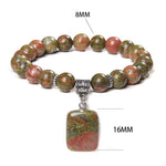 Bracelet en Unakite - Ancrage & Libération