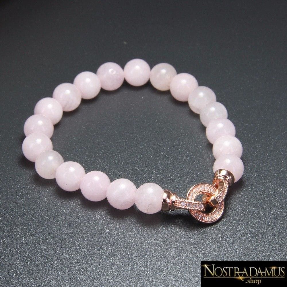 Bracelet Amour Sans Limite en Quartz Rose - Strand Bracelets