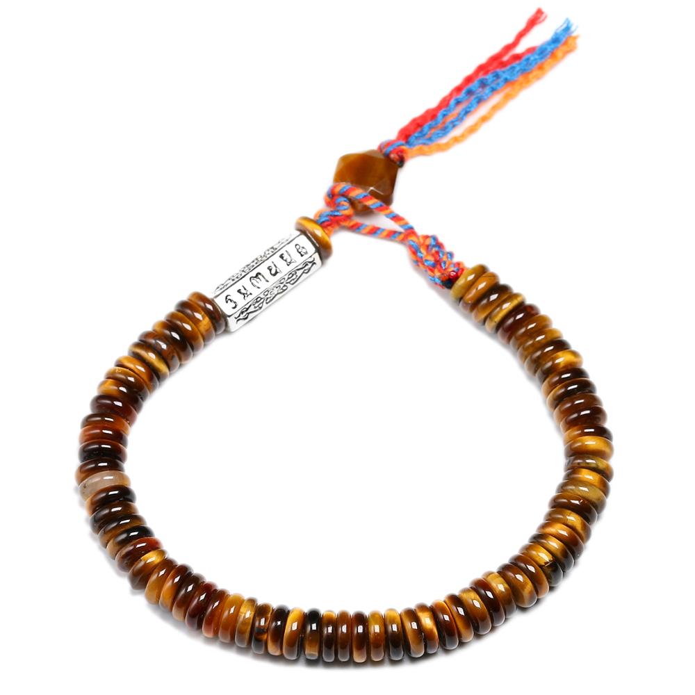 Bracelet Tibétain en Œil de Tigre