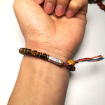 Bracelet Tibétain en Œil de Tigre