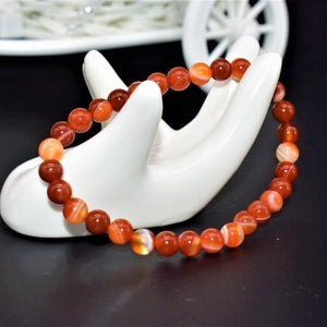Bracelet en Sardonyx - Éveil & Clairvoyance