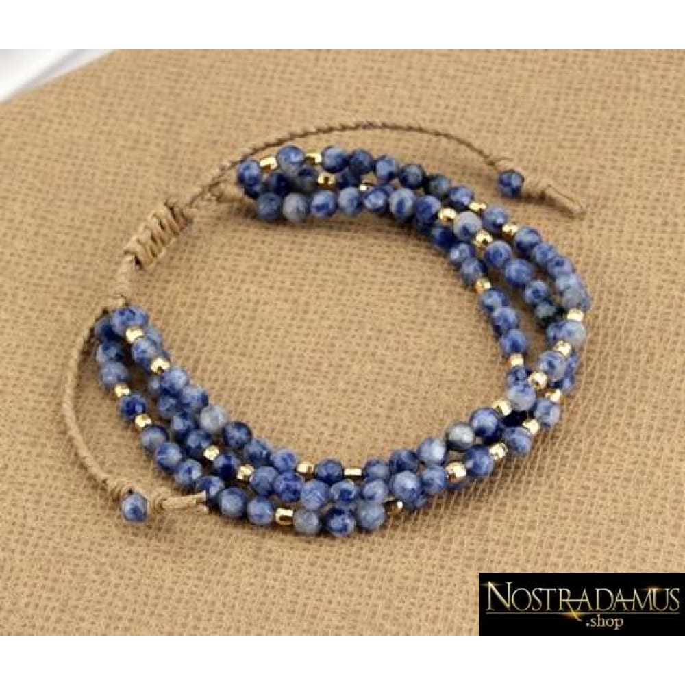 Triple Bracelet Apaisement en Sodalite - Strand Bracelets