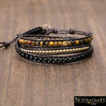 Triple Bracelet Protection & Action en il-de-Tigre - Wrap Bracelets