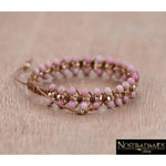 Bracelet Tendresse & Douceur en Rhodonite - Wrap Bracelets