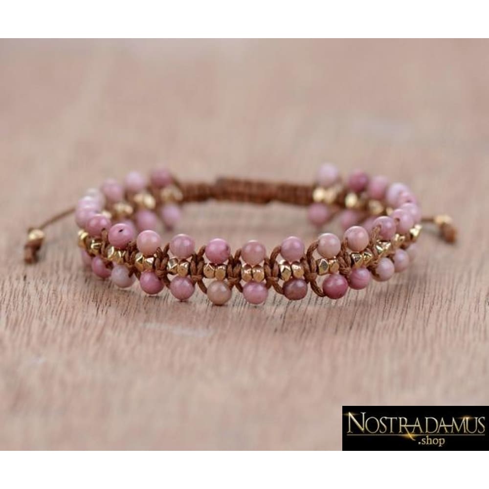 Bracelet Tendresse & Douceur en Rhodonite - Wrap Bracelets