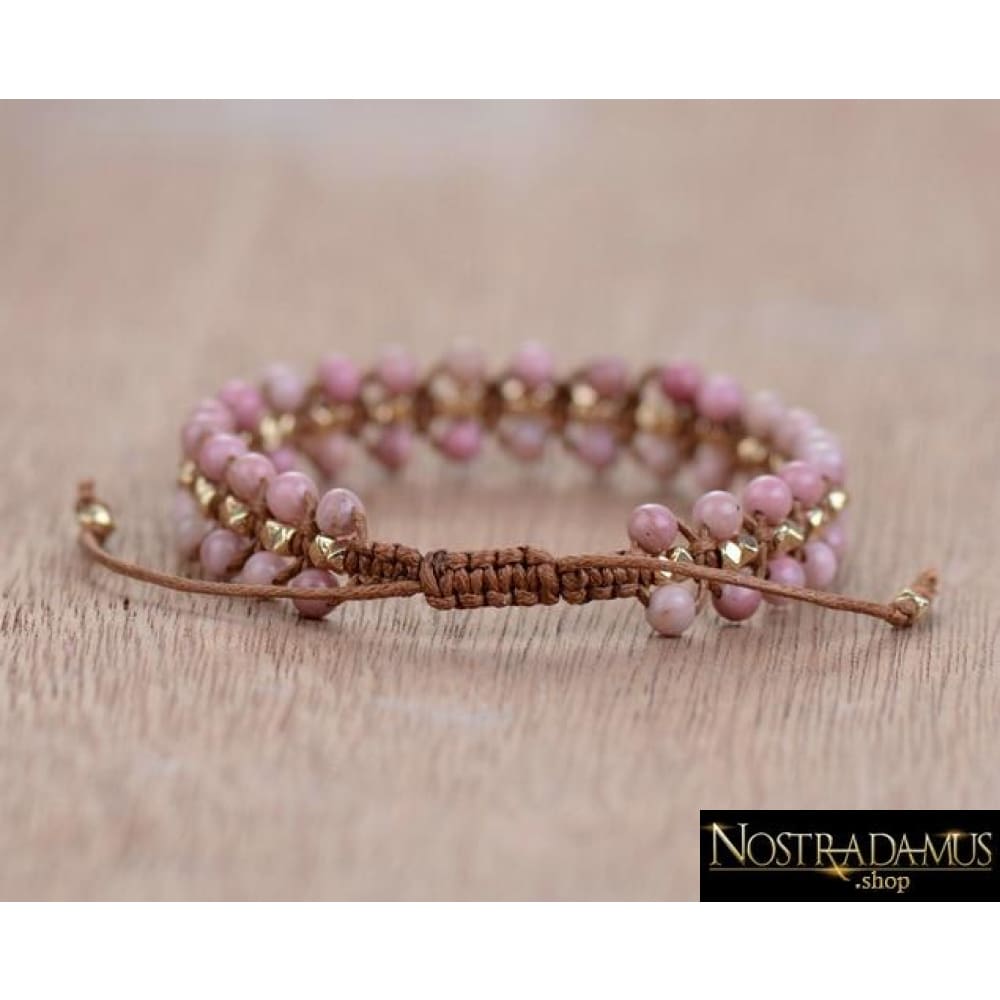 Bracelet Tendresse & Douceur en Rhodonite - Wrap Bracelets