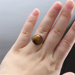 Bague 'Affirmation de Soi' - Œil de Tigre